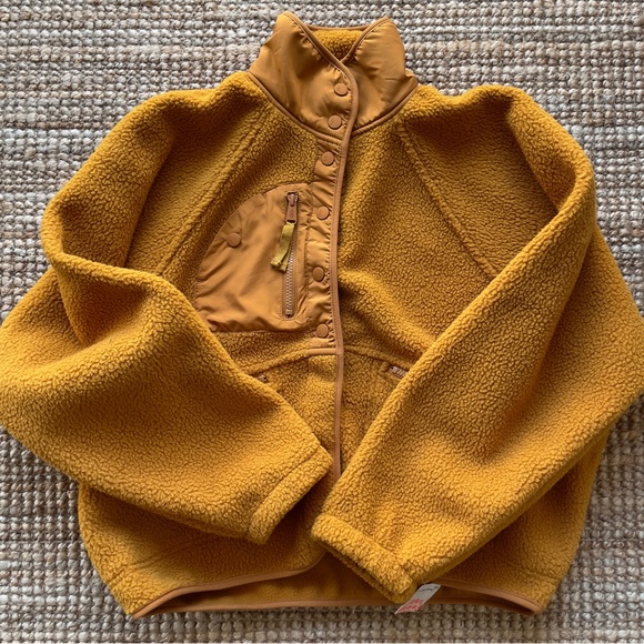 NEW Free People Hit The Slopes Fleece Jacket - Picture 12 of 16
